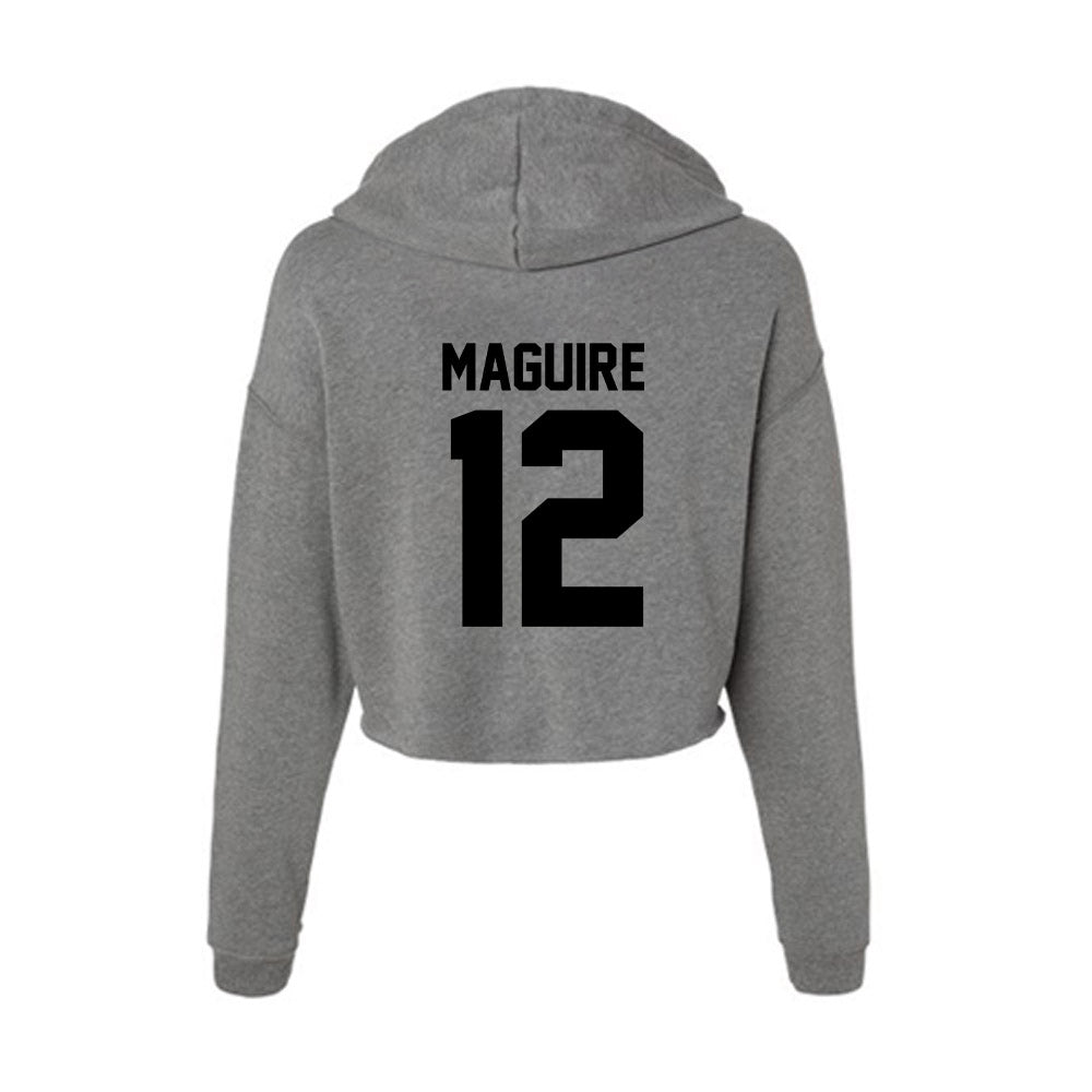 Wake Forest - NCAA Women's Soccer : Aislynn Maguire - Women's Crop Fleece Hoodie-1