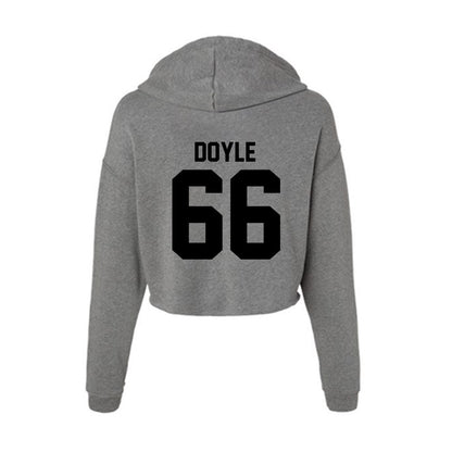 Wake Forest - NCAA Football : Cale Doyle - Women's Crop Fleece Hoodie-1