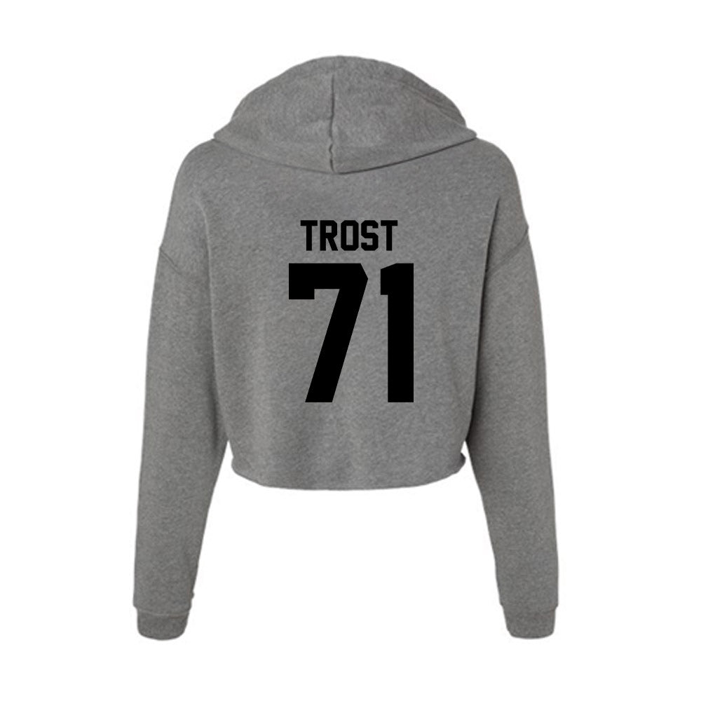 Wake Forest - NCAA Football : Keagen Trost - Women's Crop Fleece Hoodie-1