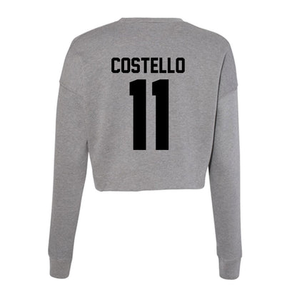 Wake Forest - NCAA Baseball : Luke Costello - Women's Cropped Crew Fleece-1