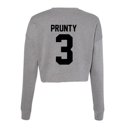 Wake Forest - NCAA Football : Karon Prunty - Women's Cropped Crew Fleece-1