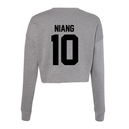 Wake Forest - NCAA Men's Soccer : Babacar Niang - Women's Cropped Crew Fleece-1