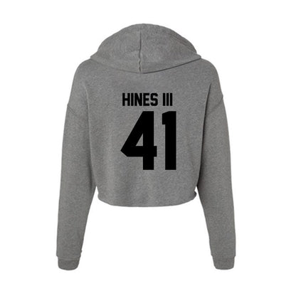 Wake Forest - NCAA Football : Andrew Hines III - Women's Crop Fleece Hoodie-1