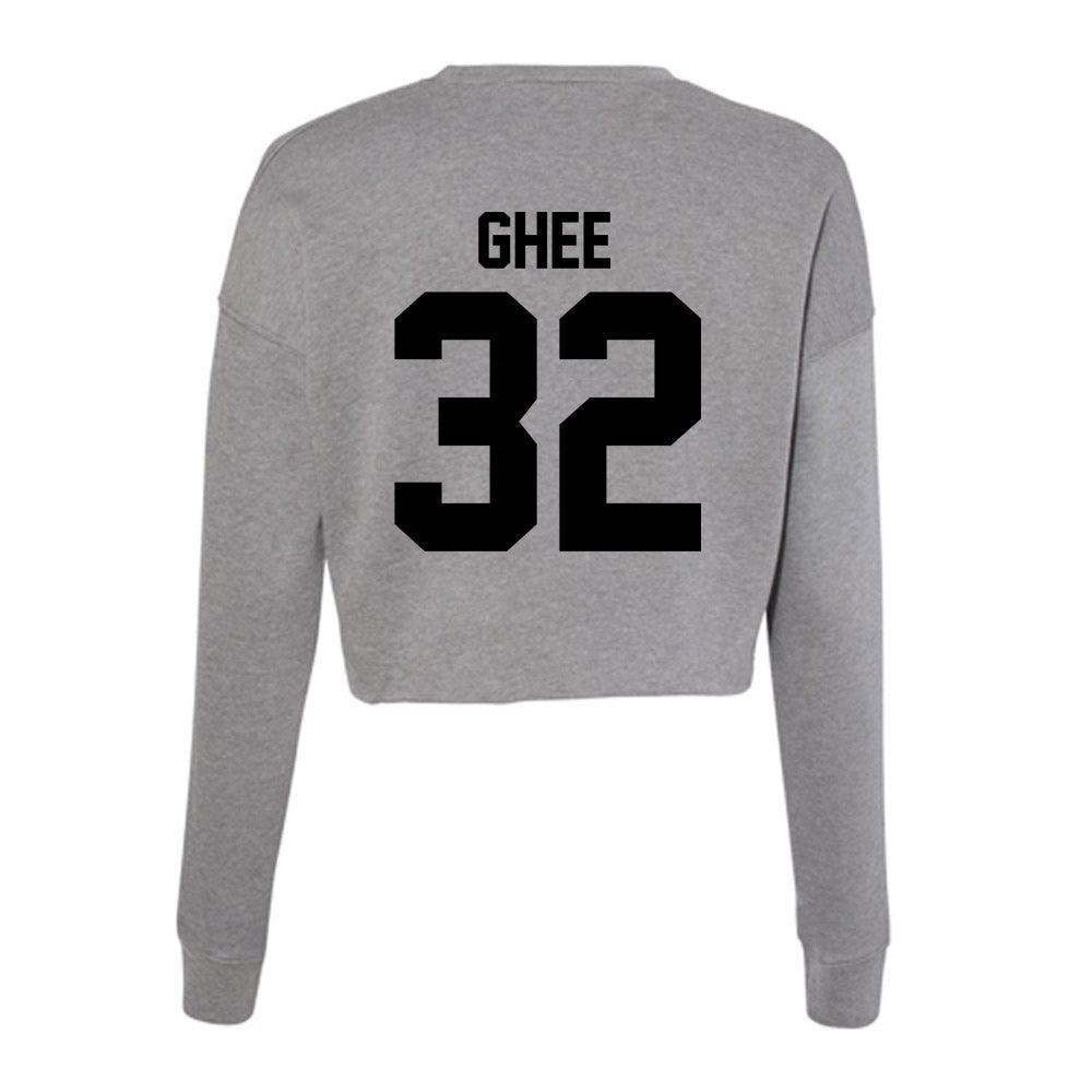 Wake Forest - NCAA Football : Maurice Ghee - Women's Cropped Crew Fleece-1