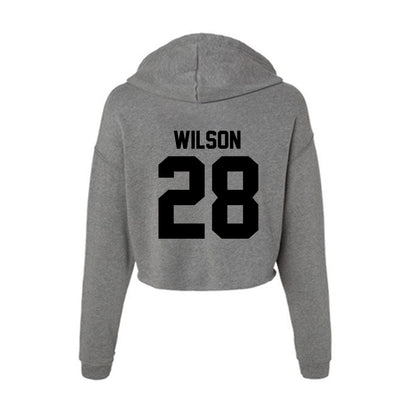 Wake Forest - NCAA Women's Soccer : Carly Wilson - Women's Crop Fleece Hoodie-1