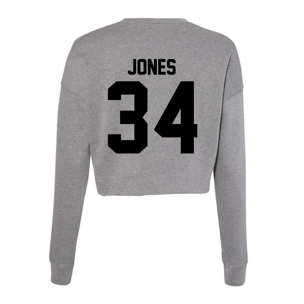 Wake Forest - NCAA Football : Darius Jones - Women's Cropped Crew Fleece-1