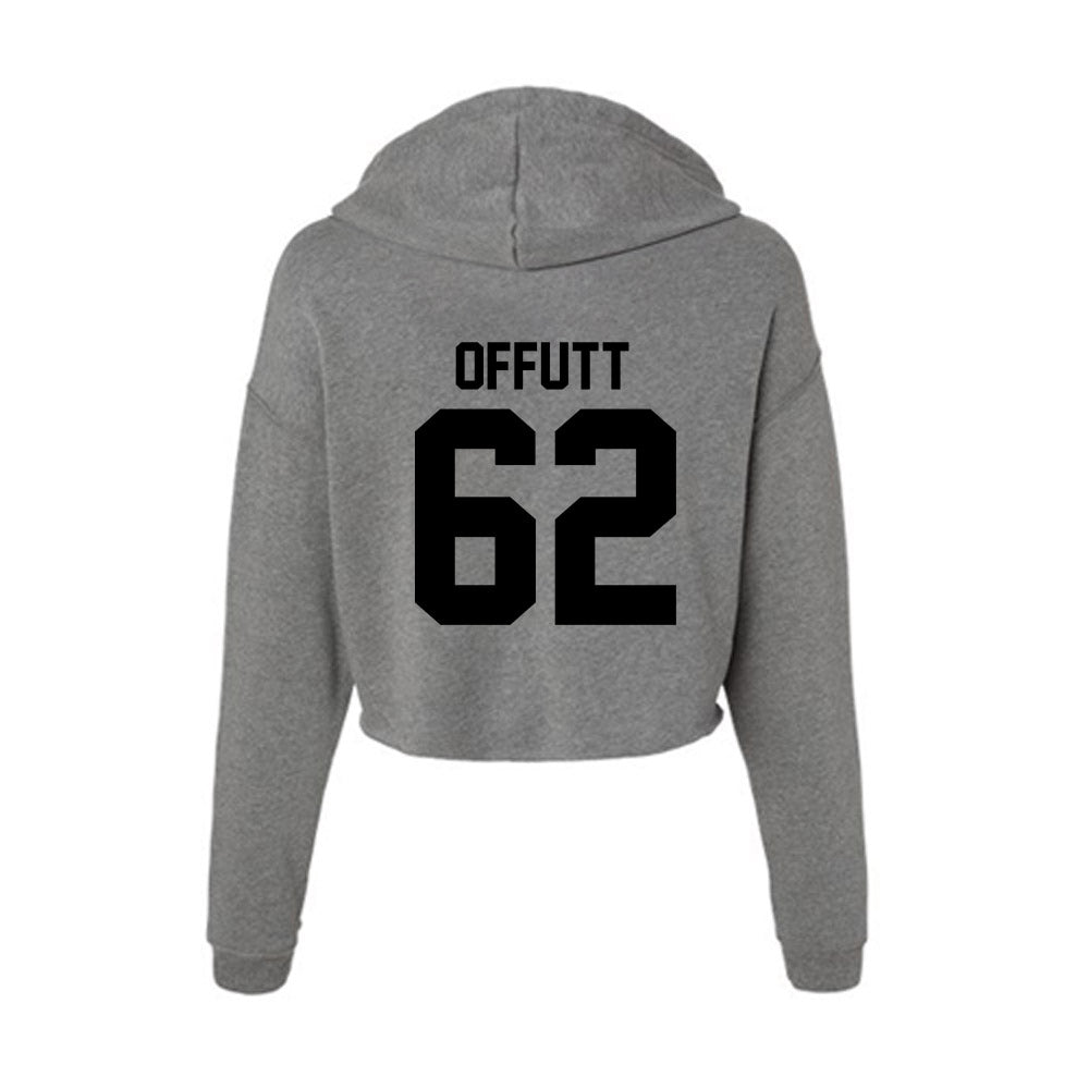 Wake Forest - NCAA Football : Jaishaun Offutt - Women's Crop Fleece Hoodie-1