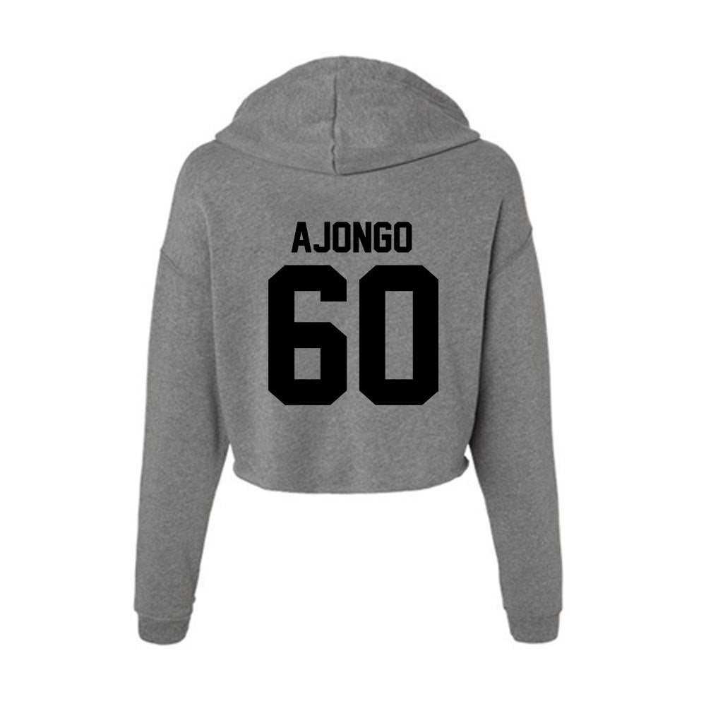 Wake Forest - NCAA Football : Uber Ajongo - Women's Crop Fleece Hoodie-1