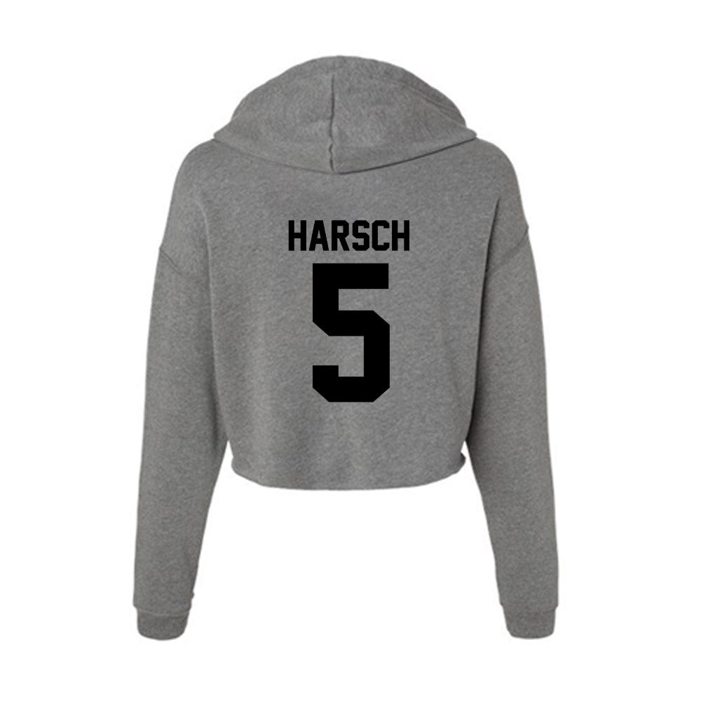 Wake Forest - NCAA Baseball : Marcelo Harsch - Women's Crop Fleece Hoodie-1