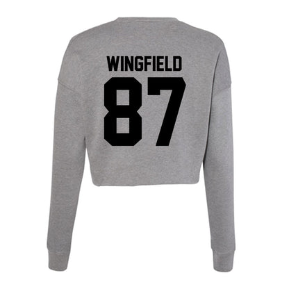 Wake Forest - NCAA Football : Charlie Wingfield - Women's Cropped Crew Fleece-1