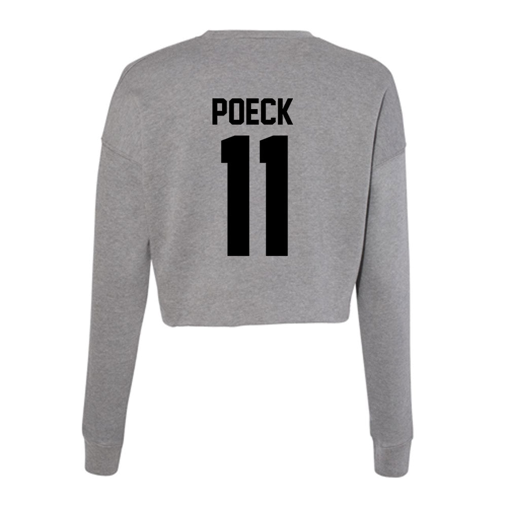 Wake Forest - NCAA Women's Volleyball : Sadie Poeck - Women's Cropped Crew Fleece-1