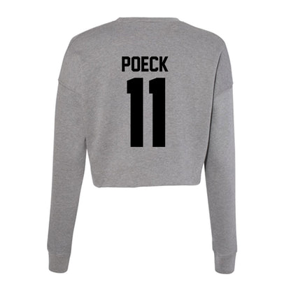 Wake Forest - NCAA Women's Volleyball : Sadie Poeck - Women's Cropped Crew Fleece-1