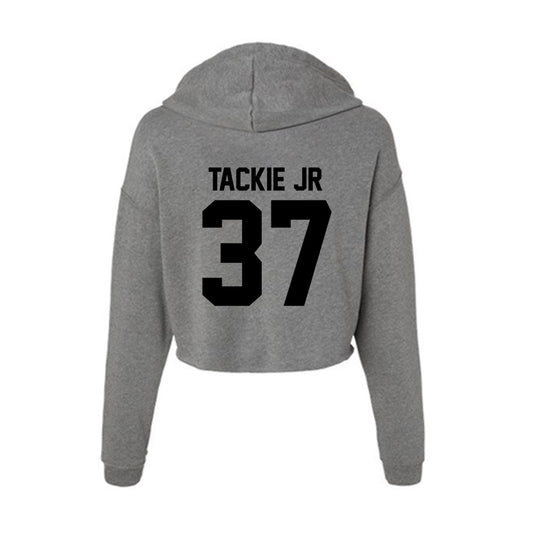 Wake Forest - NCAA Football : William Tackie Jr - Women's Crop Fleece Hoodie-1