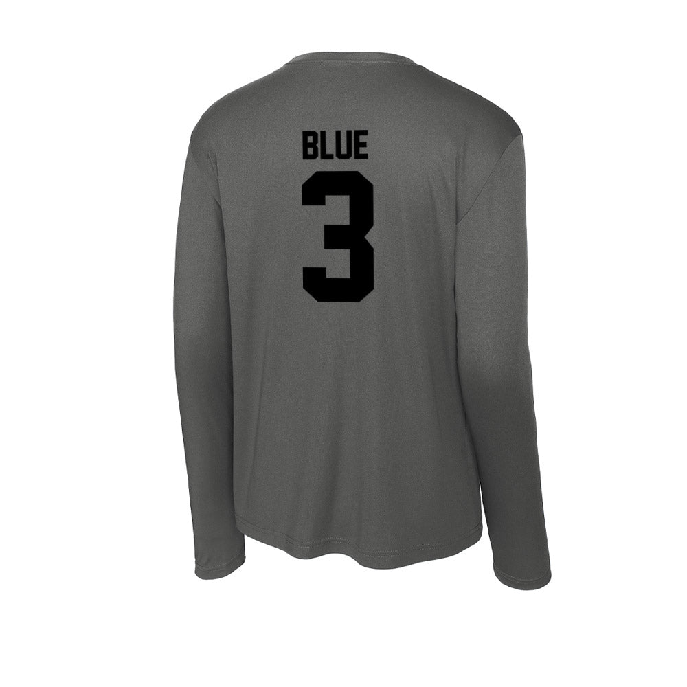 Wake Forest - NCAA Football : Capone Blue - Activewear Long Sleeve T-Shirt