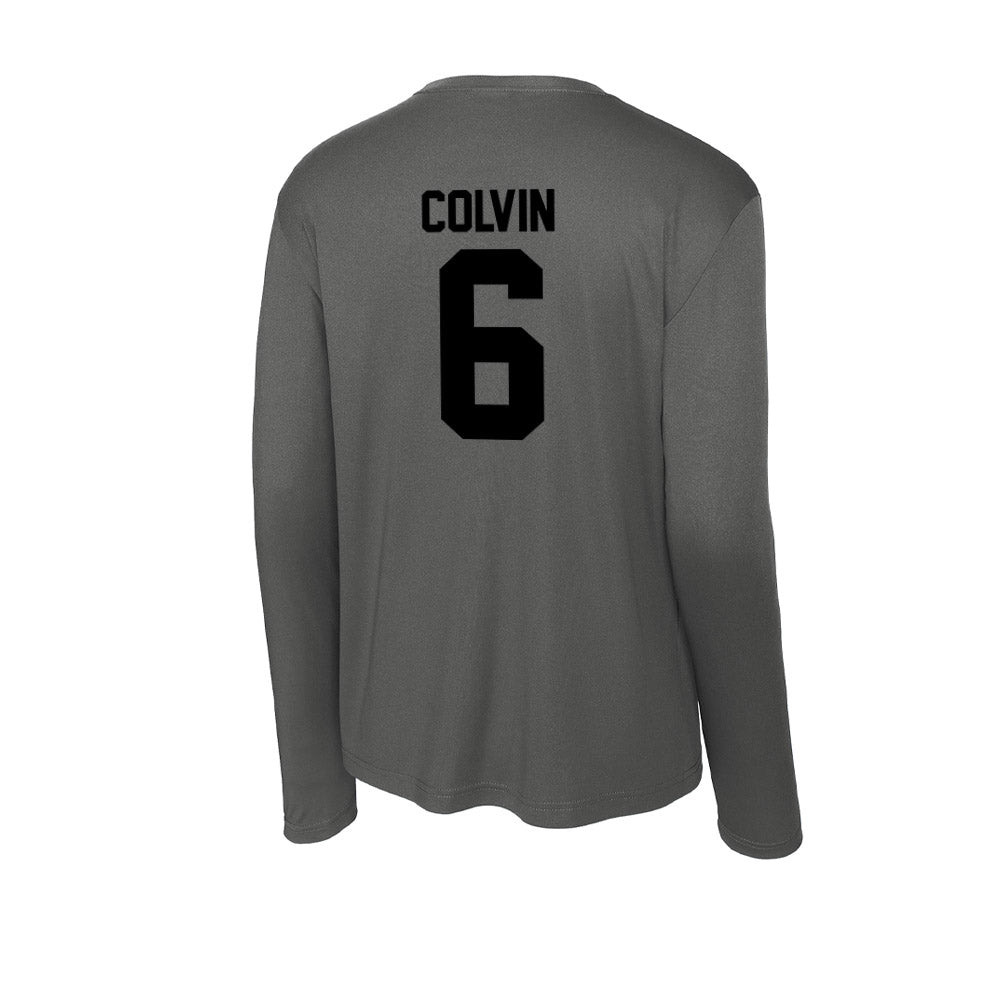 Wake Forest - NCAA Men's Basketball : Myles Colvin - Activewear Long Sleeve T-Shirt-1