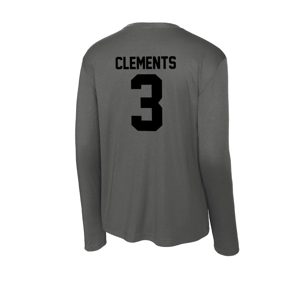 Wake Forest - NCAA Football : JaMario Clements - Activewear Long Sleeve T-Shirt-1