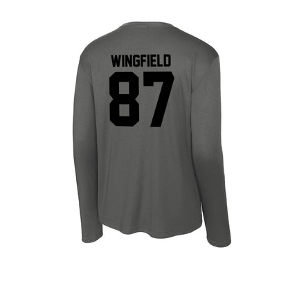 Wake Forest - NCAA Football : Charlie Wingfield - Activewear Long Sleeve T-Shirt-1