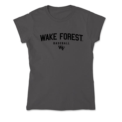 Wake Forest - NCAA Baseball : William Ray - Soft Style Women’s T-Shirt-0