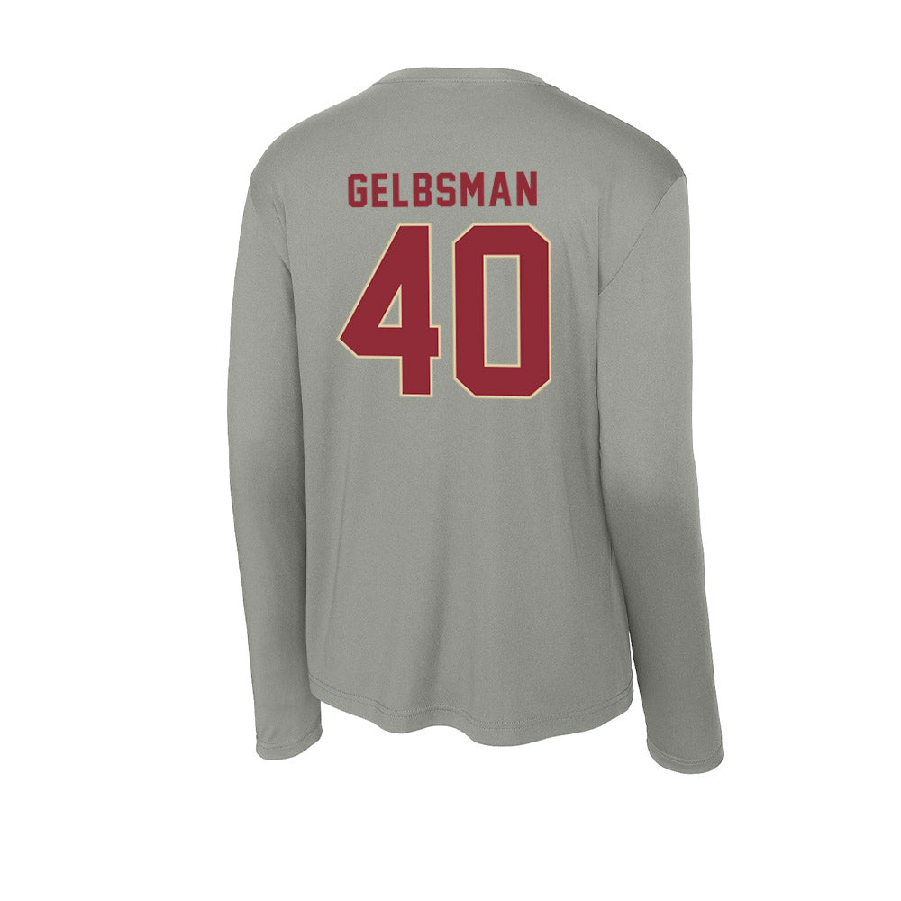 Boston College - NCAA Baseball : Aidan Gelbsman - Activewear Long Sleeve T-Shirt-1