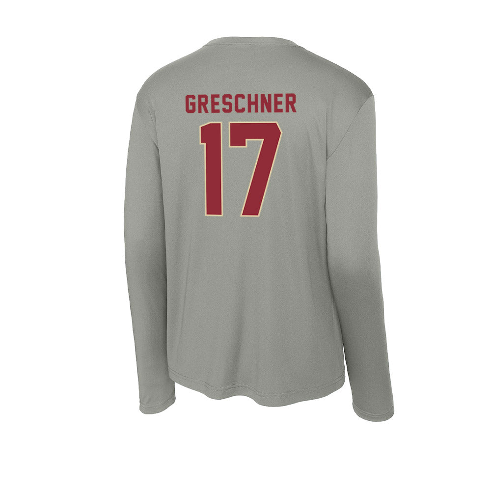Boston College - NCAA Men's Tennis : Matvey Greschner - Activewear Long Sleeve T-Shirt-1