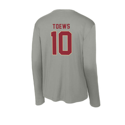 Boston College - NCAA Men's Basketball : Luka Toews - Activewear Long Sleeve T-Shirt-1