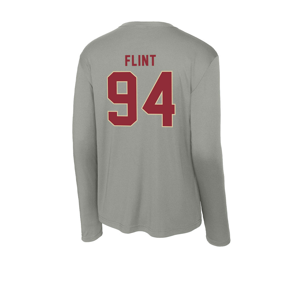 Boston College - NCAA Football : Jayzen Flint - Activewear Long Sleeve T-Shirt-1