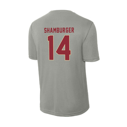 Boston College - NCAA Men's Ice Hockey : Gentry Shamburger - Activewear T-Shirt-1