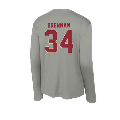 Boston College - NCAA Football : Duke Brennan - Activewear Long Sleeve T-Shirt-1