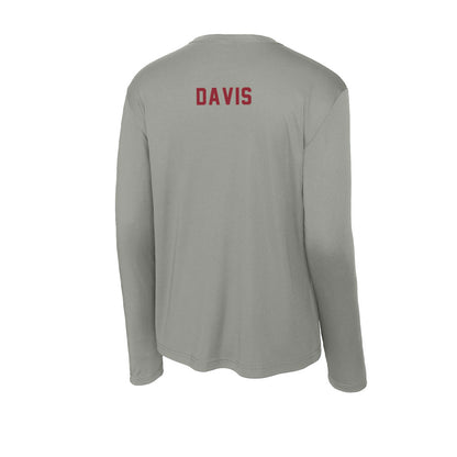 Boston College - NCAA Women's Rowing : Leighton Davis - Activewear Long Sleeve T-Shirt-1