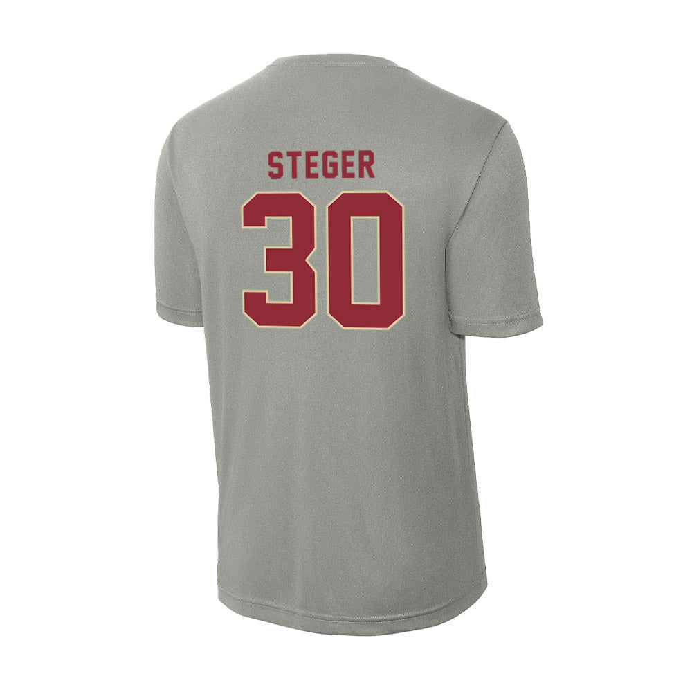 Boston College - NCAA Men's Basketball : Caleb Steger - Activewear T-Shirt-1