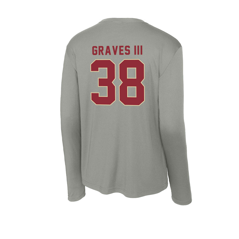 Boston College - NCAA Football : Will Graves III - Activewear Long Sleeve T-Shirt-1