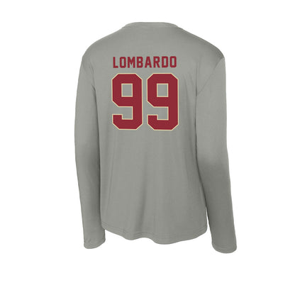 Boston College - NCAA Football : Luca Lombardo - Activewear Long Sleeve T-Shirt-1