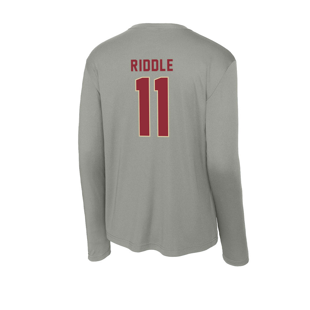 Boston College - NCAA Women's Volleyball : Morgan Riddle - Activewear Long Sleeve T-Shirt-1
