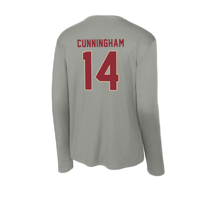 Boston College - NCAA Football : Ashton Cunningham - Activewear Long Sleeve T-Shirt-1