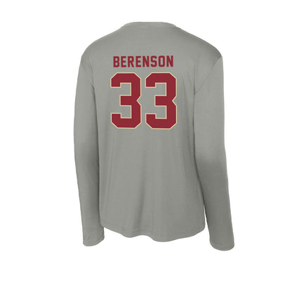 Boston College - NCAA Baseball : Logan Berenson - Activewear Long Sleeve T-Shirt-1