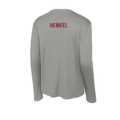 Boston College - NCAA Men's Swimming & Diving : Bryce Henkel - Activewear Long Sleeve T-Shirt-1