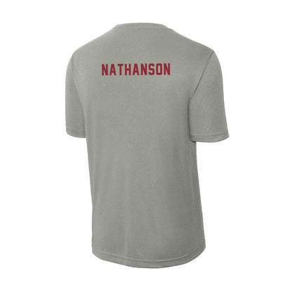 Boston College - NCAA Men's Swimming & Diving : Jonah Nathanson - Activewear T-Shirt-1