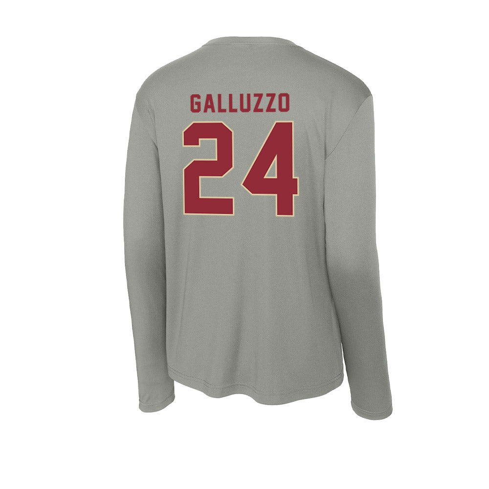 Boston College - NCAA Men's Soccer : Devon Galluzzo - Activewear Long Sleeve T-Shirt-1