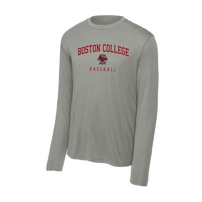 Boston College - NCAA Baseball : Nick Wang - Activewear Long Sleeve T-Shirt-0