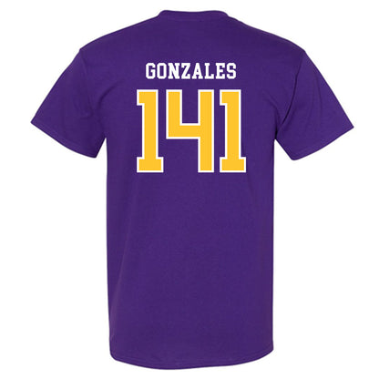 Montevallo - NCAA Wrestling : Manuel Gonzales - T-Shirt-1