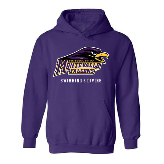 Montevallo - NCAA Men's Swimming & Diving : Jimmy Franck - Hooded Sweatshirt-0