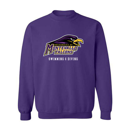 Montevallo - NCAA Women's Swimming & Diving : Addison Sawyer - Crewneck Sweatshirt-0
