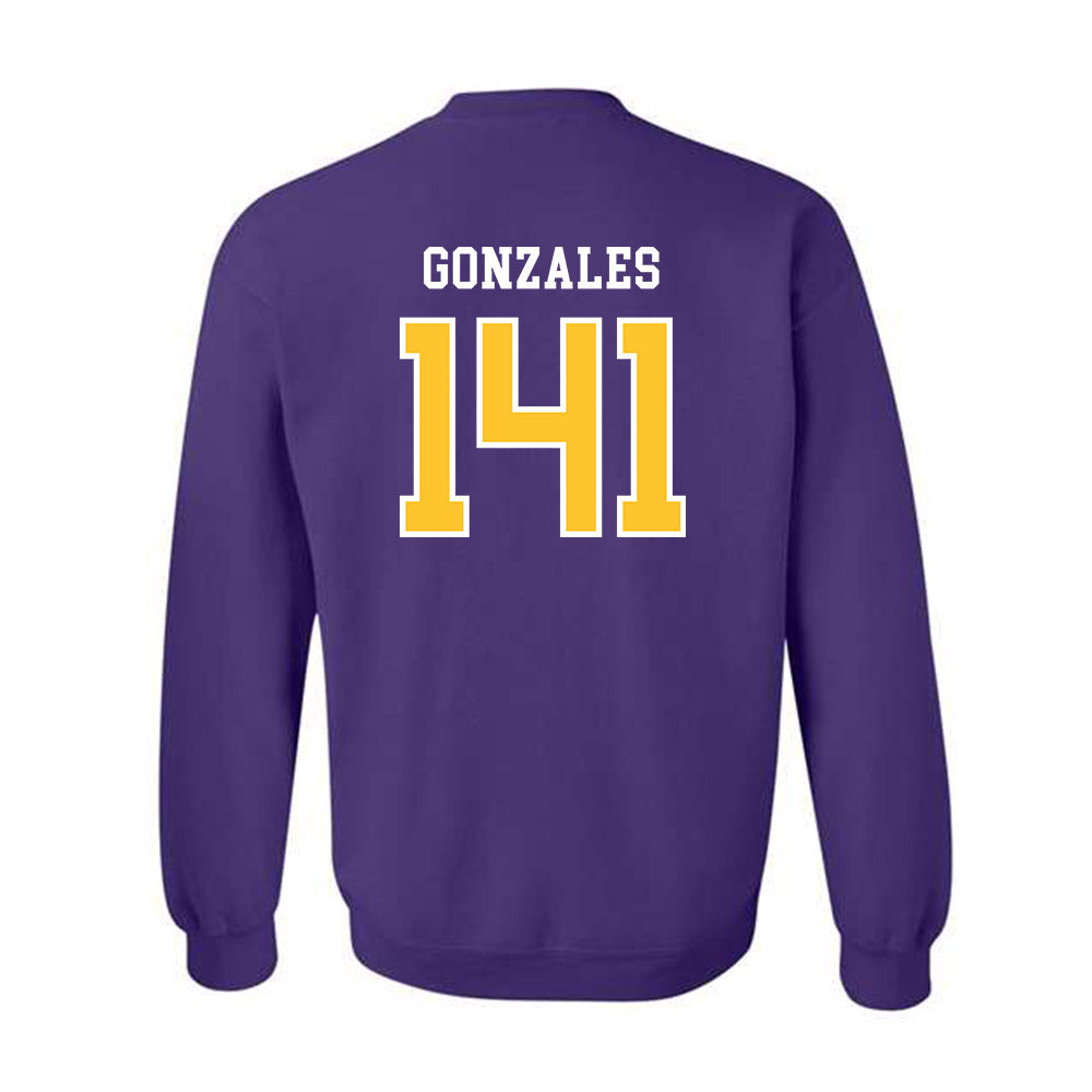 Montevallo - NCAA Wrestling : Manuel Gonzales - Crewneck Sweatshirt-1