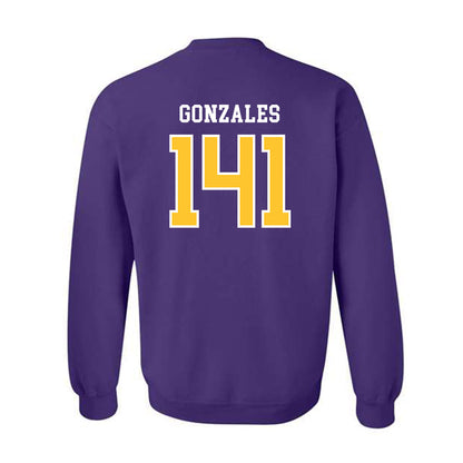 Montevallo - NCAA Wrestling : Manuel Gonzales - Crewneck Sweatshirt-1
