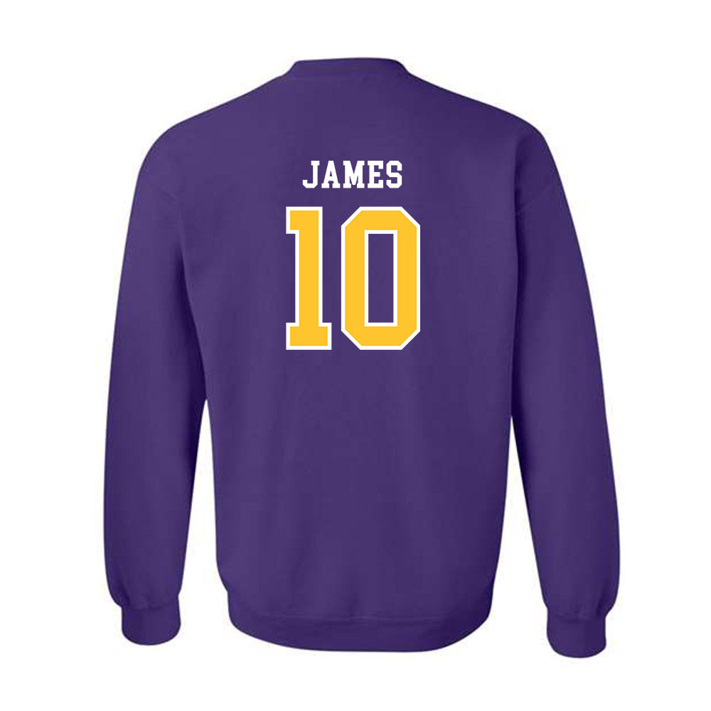 Montevallo - NCAA Men's Basketball : Bryant James - Crewneck Sweatshirt-1