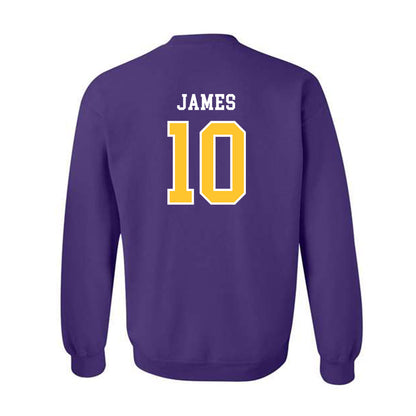 Montevallo - NCAA Men's Basketball : Bryant James - Crewneck Sweatshirt-1