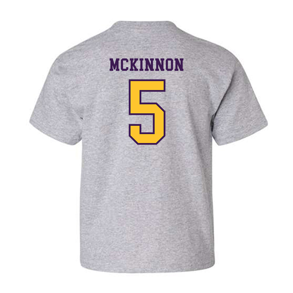 Montevallo - NCAA Men's Basketball : Devon Mckinnon - Youth T-Shirt-1