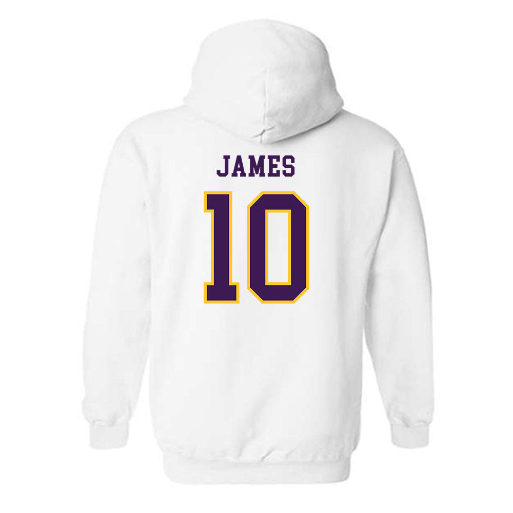 Montevallo - NCAA Men's Basketball : Bryant James - Hooded Sweatshirt-1