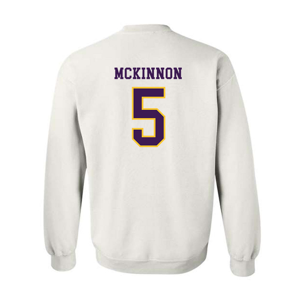 Montevallo - NCAA Men's Basketball : Devon Mckinnon - Crewneck Sweatshirt-1