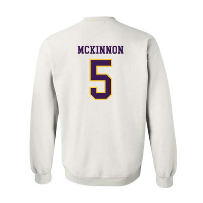 Montevallo - NCAA Men's Basketball : Devon Mckinnon - Crewneck Sweatshirt-1